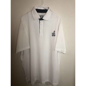 63rd Indian Pow Wow White Golf Polo Shirt Size XXL